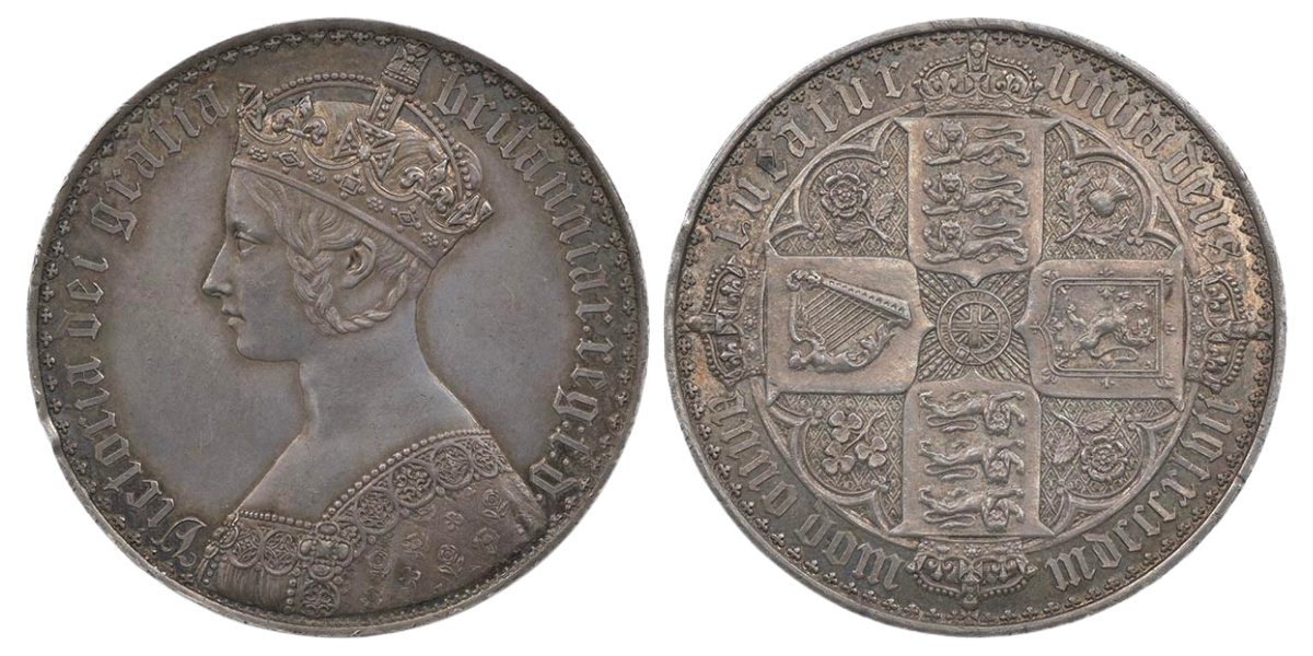 Sell Historic Coins Like 1847 Gothic Crown With MJ Hughes Coins 1847 Gothic Crowns are some of the most beautiful British coins ever made and we are keen to buy examples from collectors.