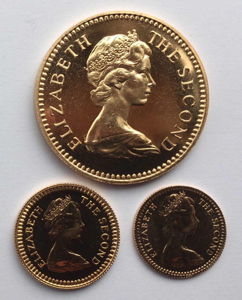 1966 Rhodesia Gold Set Obverse