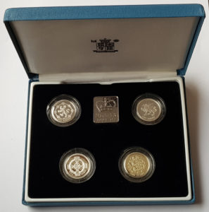 Royal Mint Silver Proof One Pound Set